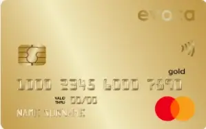 Gold debit card