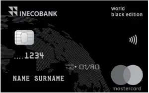 Premium  debit card with free cash withdrawals, the option to open a credit line, and free access to business lounges 10 times a year