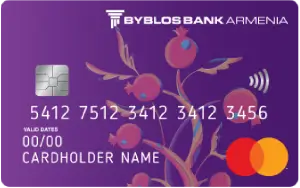 Standard debit card with overdraft