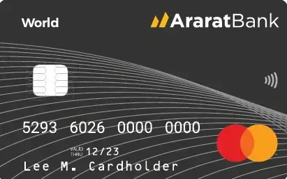 բանկային քարտ Mastercard World Travel / Bankayin qart Mastercard World Travel